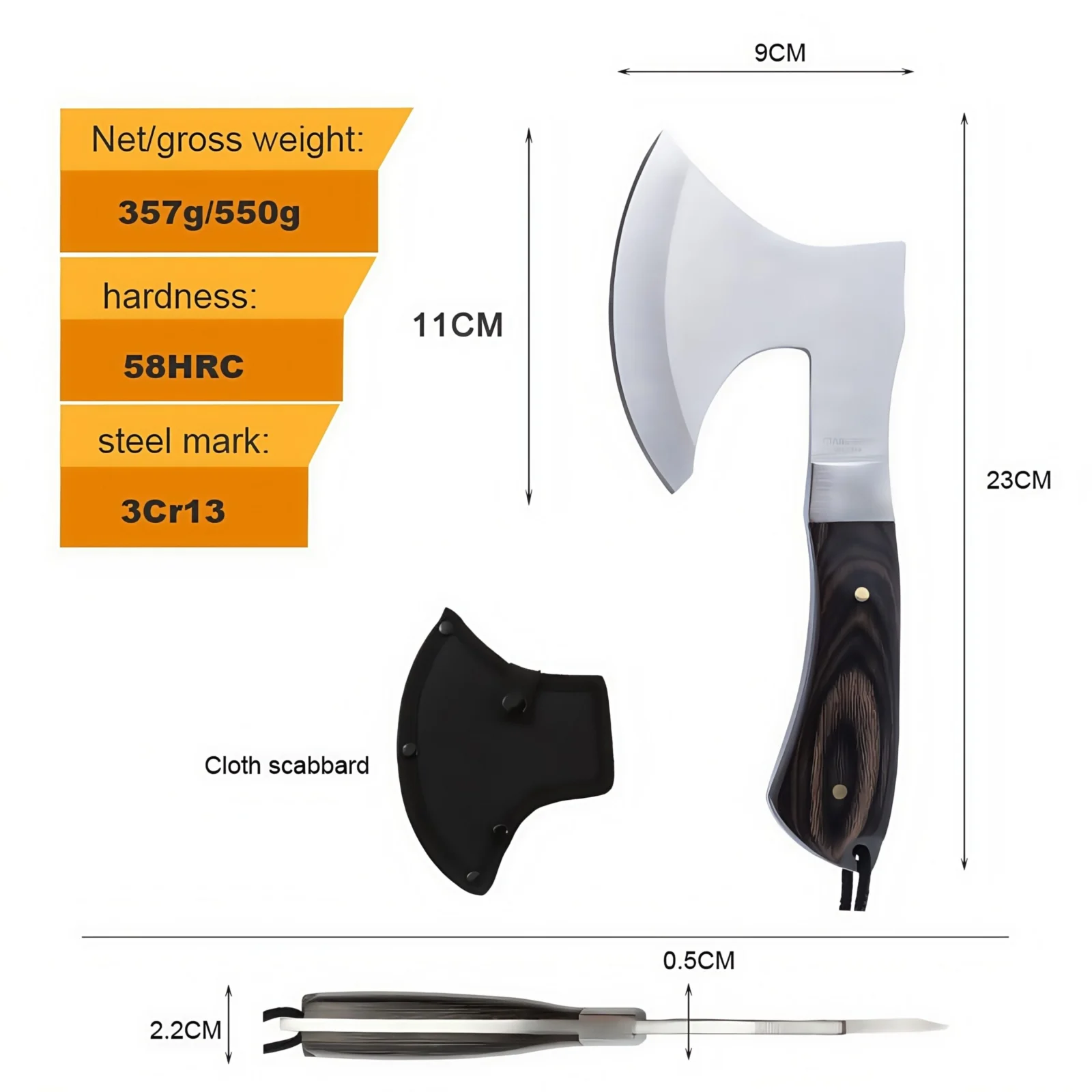 Mini Survival Hunting Axe 003