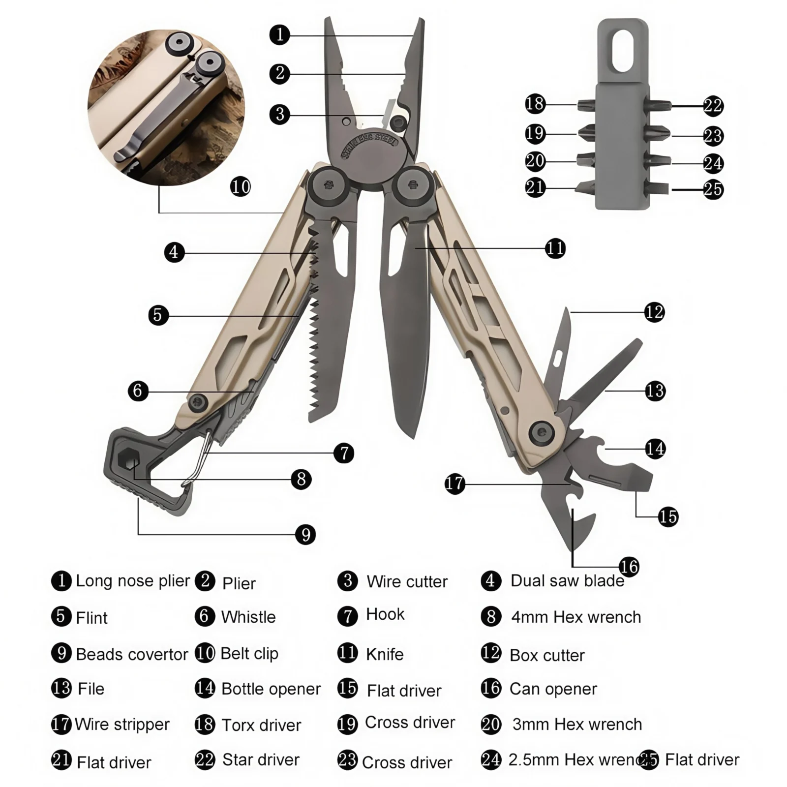 Multifunction Outdoor Pliers 006